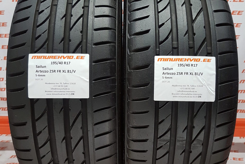 Kasutatud suverehv 195/40R17 Sailun Artezzo ZSR FR XL 81/V