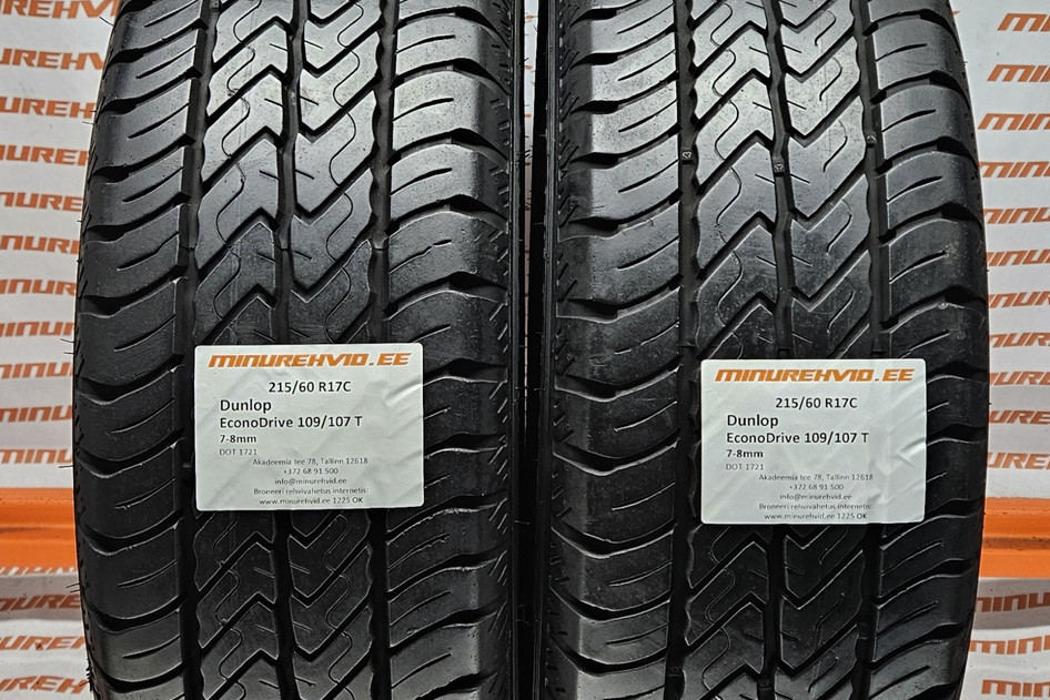 Used summer tire 215/60R17 Dunlop EconoDrive 109/107 T