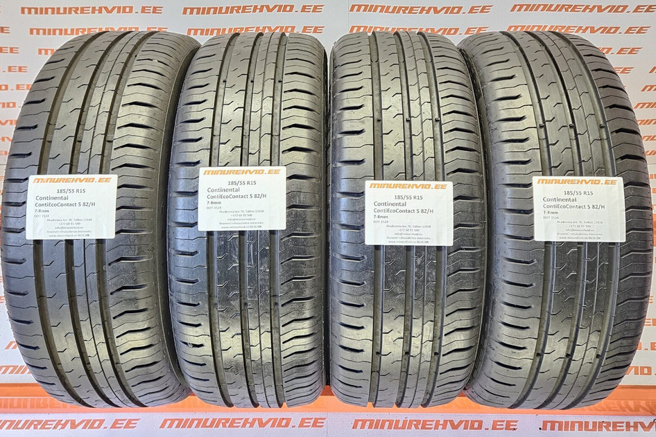 Used summer tire 185/55R15 Continental ContiEcoContact 5 82/H 1524