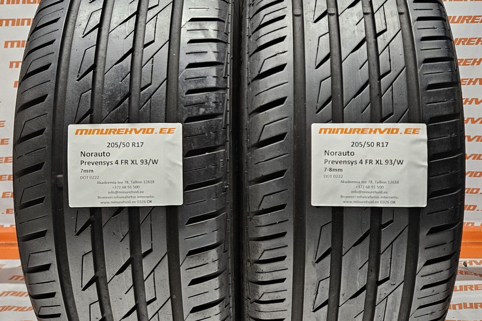 Kasutatud suverehv 205/50R17 Prevensys 4 FR XL 93/W