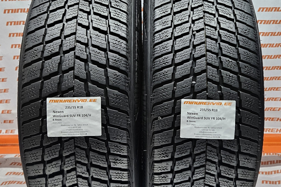 Подержанный нешипованная шина 235/55R18 Nexen WinGuard SUV FR 104/H