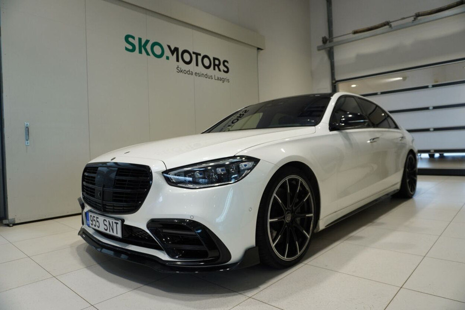 Mercedes-Benz S 500, 2022, 3.0, 320 kW, гибрид (бензин/электричество), автомат, полный привод