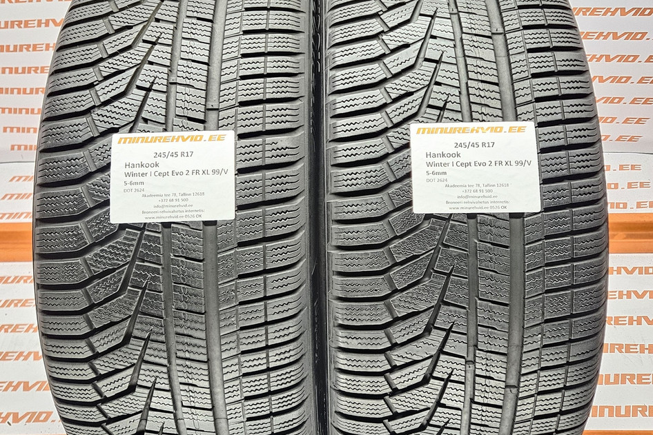 Kasutatud lamellrehv 245/45R17 Hankook Winter I Cept Evo 2 FR XL 99/V