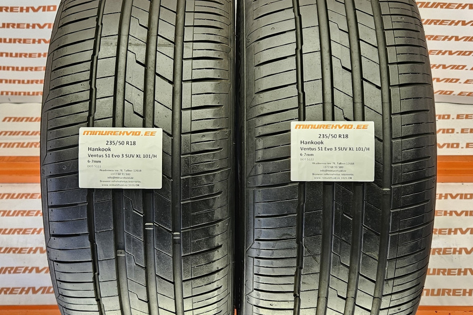 Подержанный летняя шина 235/50R18 Hankook Ventus S1 Evo 3 SUV XL 101/H