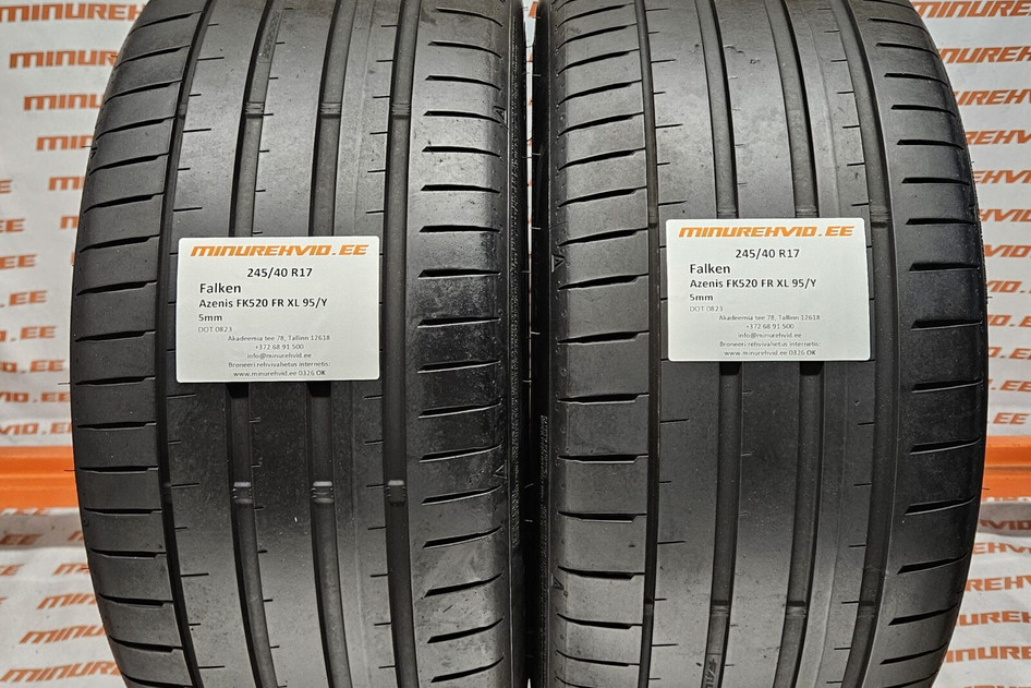 Kasutatud suverehv 245/40R17 Falken Azenis FK520 FR XL 95/Y
