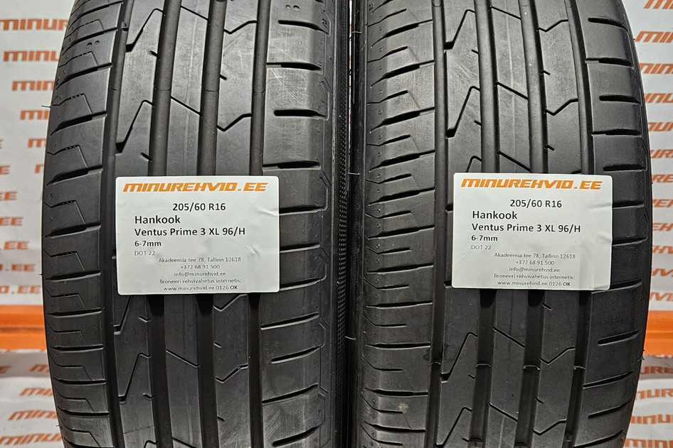 Used summer tire 205/60R16 Hankook Ventus Prime 3 XL 96/H