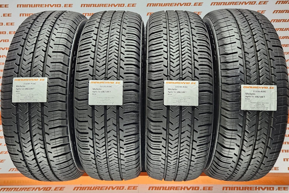 Kasutatud suverehv 215/65R16 Michelin Agilis 51 106/104 T 0122