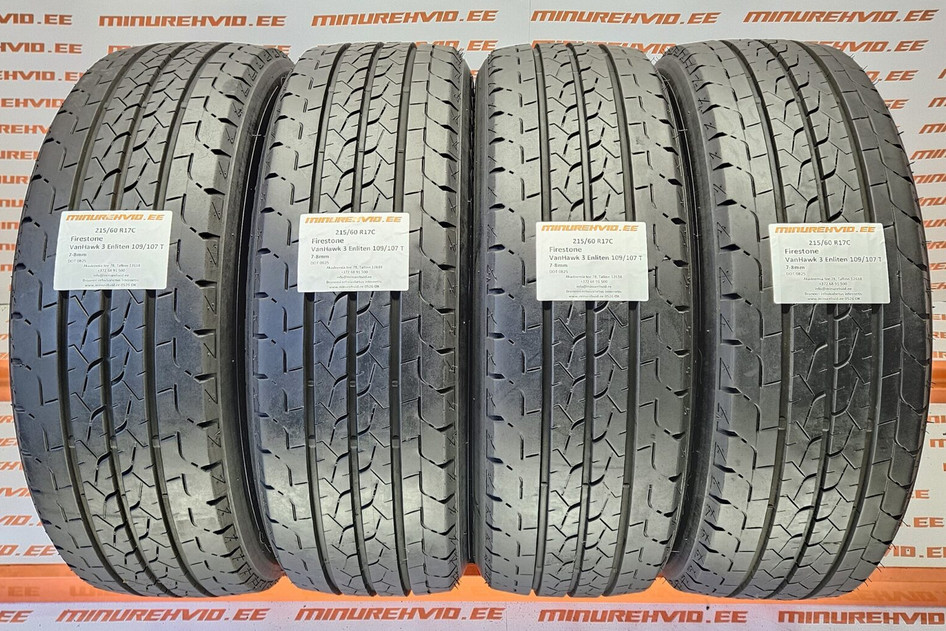 Подержанный летняя шина 215/60R17 Firestone VanHawk 3 Enliten 109/107 T