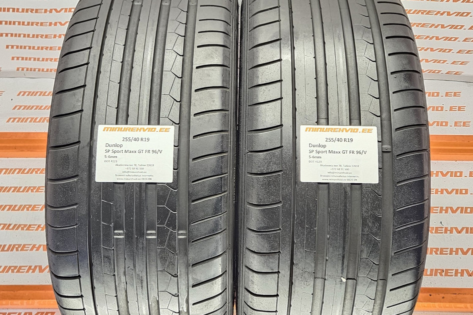 Kasutatud suverehv 255/40R19 Dunlop SP Sport Maxx GT FR 96/V