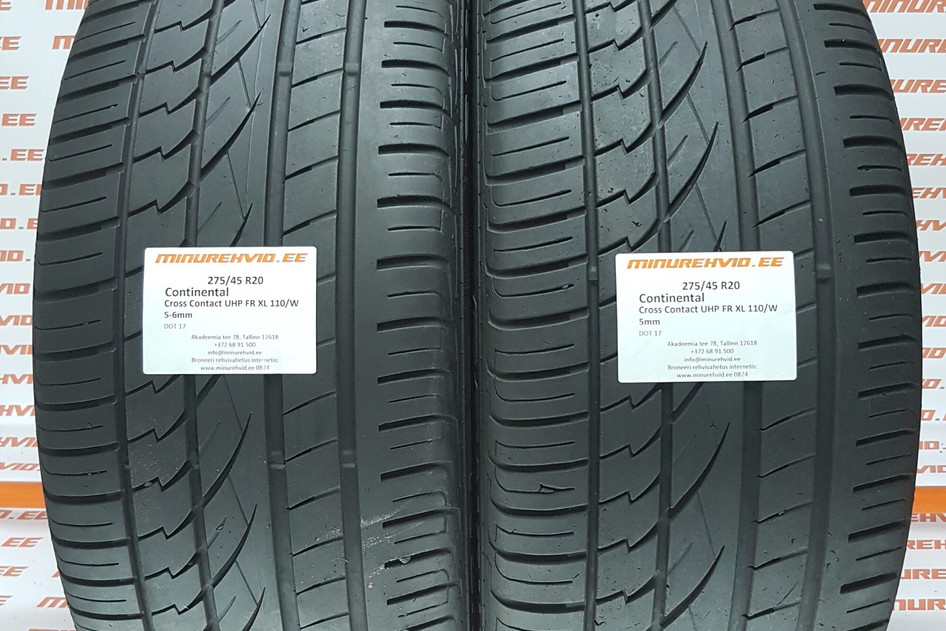 Kasutatud suverehv 275/45R20 Continental CrossContact UHP FR XL 110/W