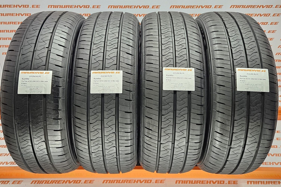 Подержанный летняя шина 215/60R17 Kumho PorTan KC53 104/102 H like new