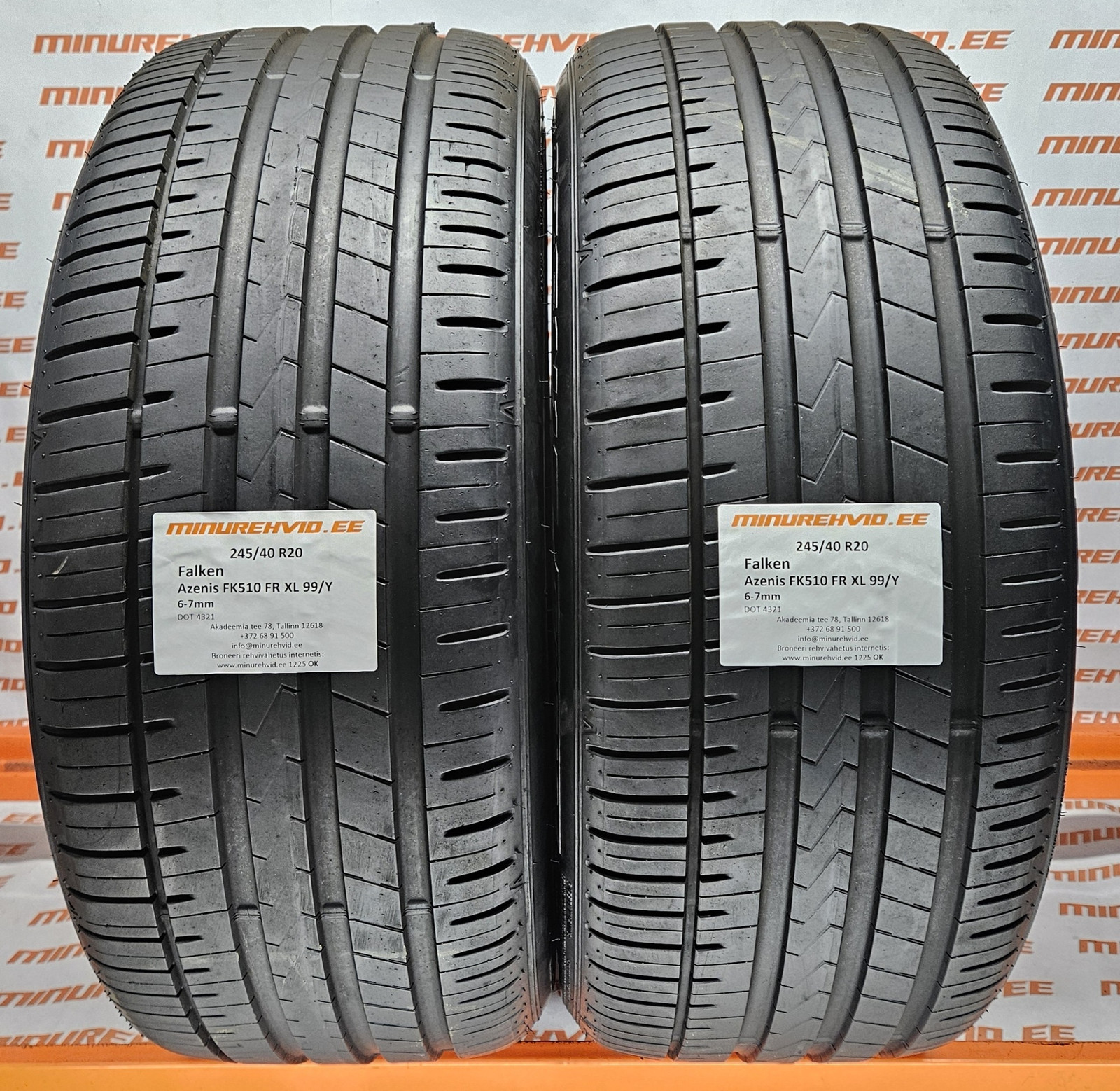 Used summer tire 245/40R20 Falken Azenis FK510 FR XL 99/Y