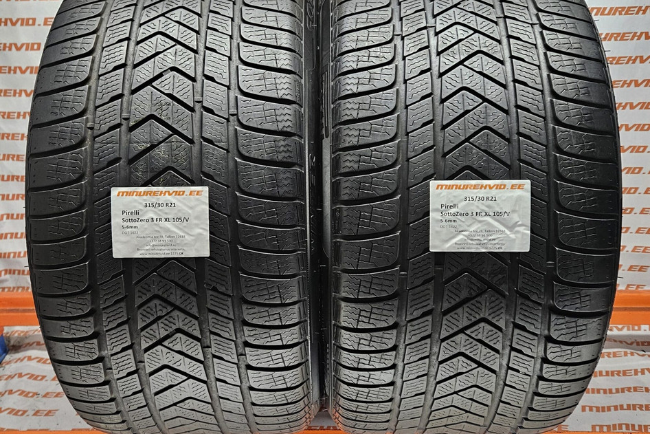 Kasutatud lamellrehv 315/30R21 Pirelli SottoZero 3 FR XL 105/V 1622