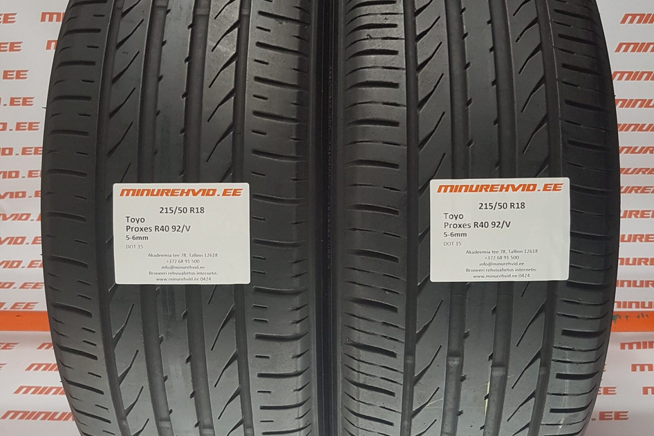 Kasutatud suverehv 215/50R18 TOYO Proxes R40 92/V