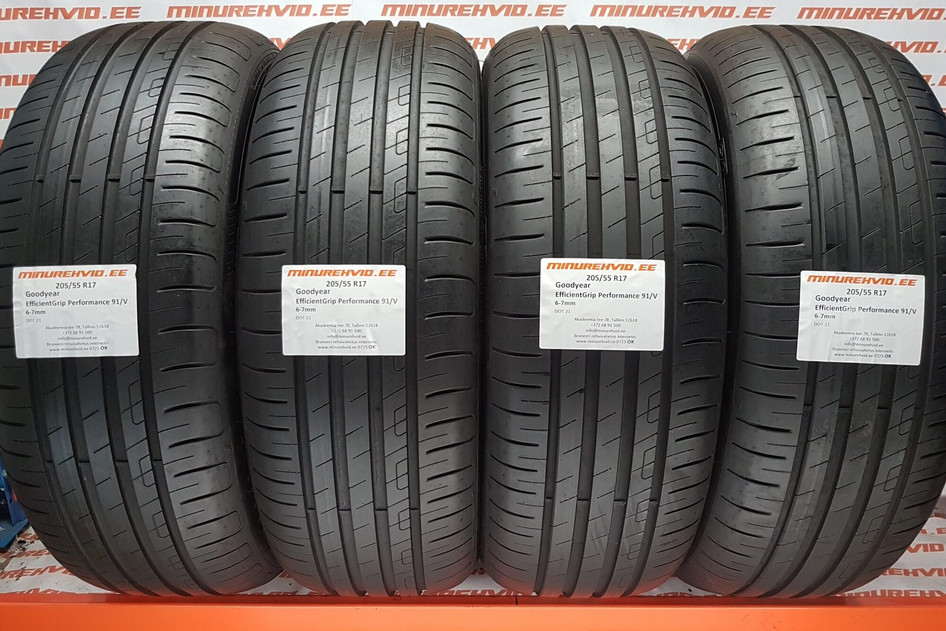 Kasutatud suverehv 205/55R17 GoodYear EfficientGrip Performance 91/V