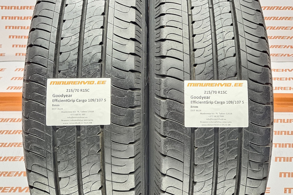 Kasutatud suverehv 215/70R15 GoodYear EfficientGrip Cargo 109/107 S 4624