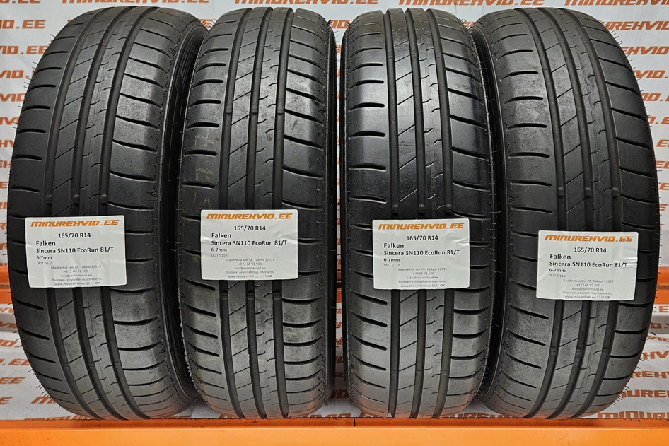 Used summer tire 165/70R14 Falken Sincera SN110 EcoRun 81/T
