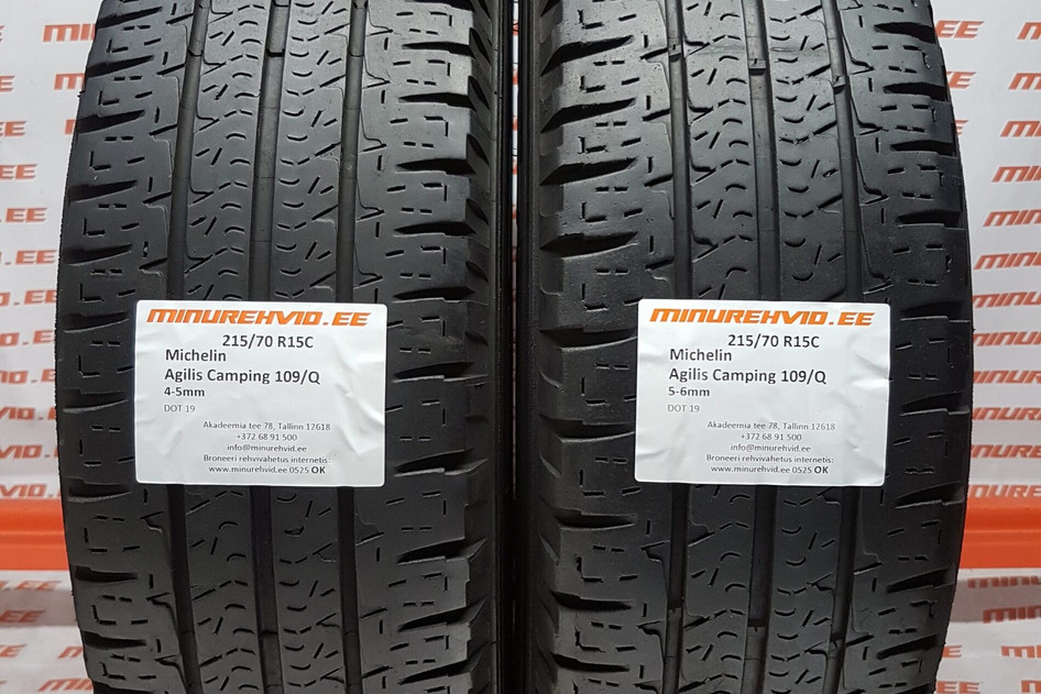 Kasutatud suverehv 215/70R15 Michelin Agilis Camping 109/Q