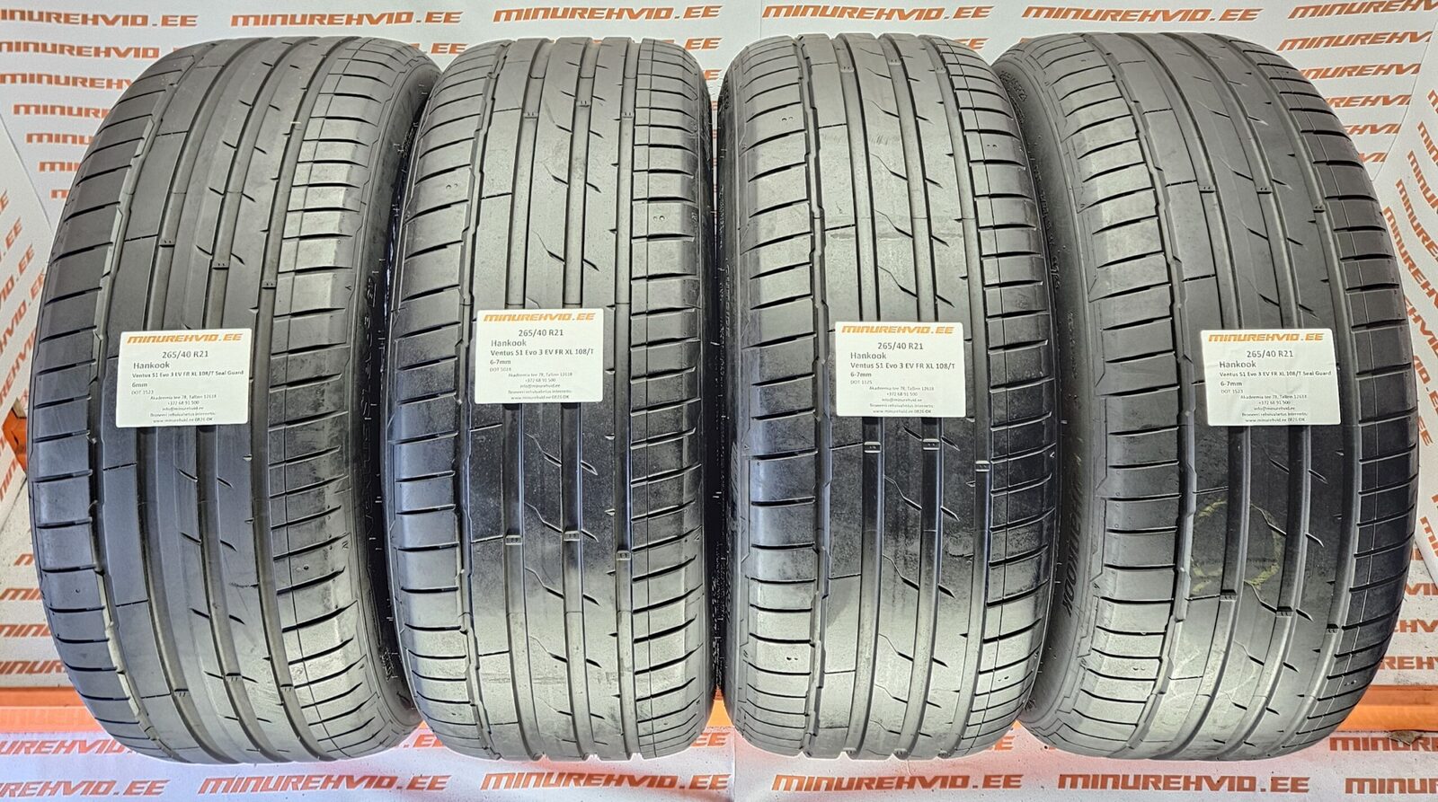 Used summer tire 265/40R21 Hankook Ventus S1 Evo 3 EV FR XL 108/T