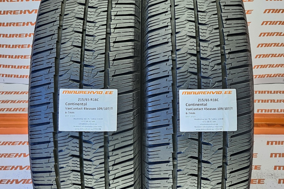 Used studless winter tire 215/65R16 Continental VanContact 4Season 109/107/T