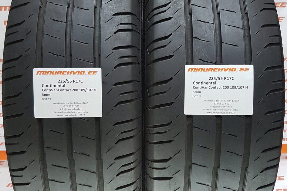 Kasutatud suverehv 225/55R17 Continental ContiVanContact 200 109/107 H