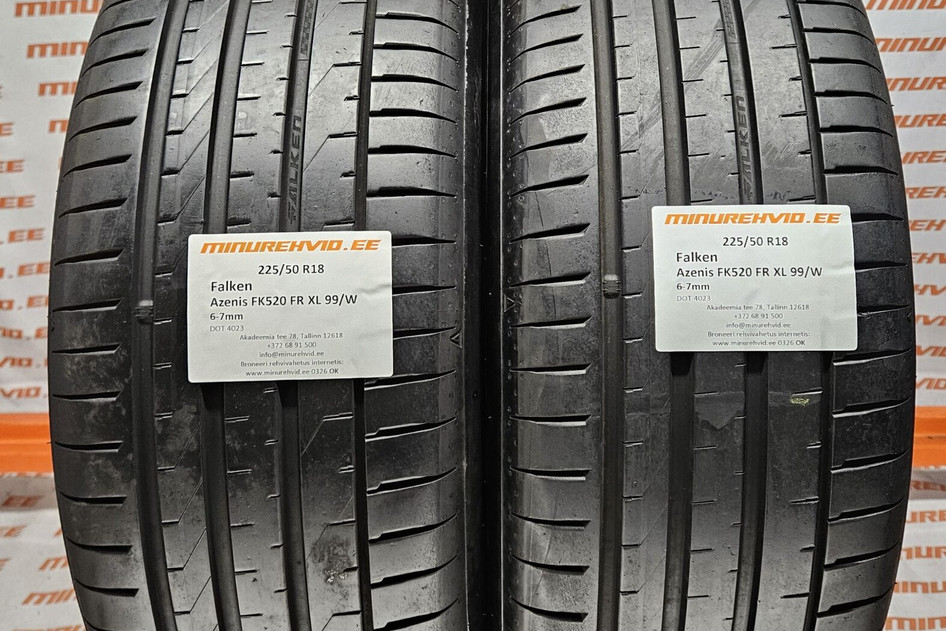 Kasutatud suverehv 225/50R18 Falken Azenis FK520 FR XL 99/W