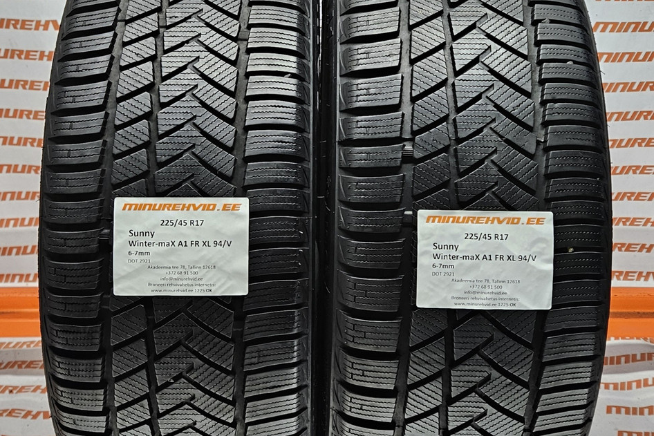Used studless winter tire 225/45R17 Sunny Winter-maX A1 FR XL 94/V