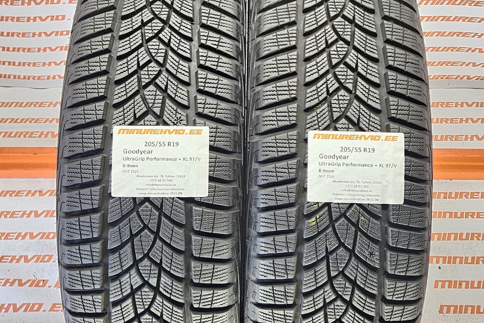 Kasutatud lamellrehv 205/55R19 GoodYear UltraGrip Performance + XL 97/V