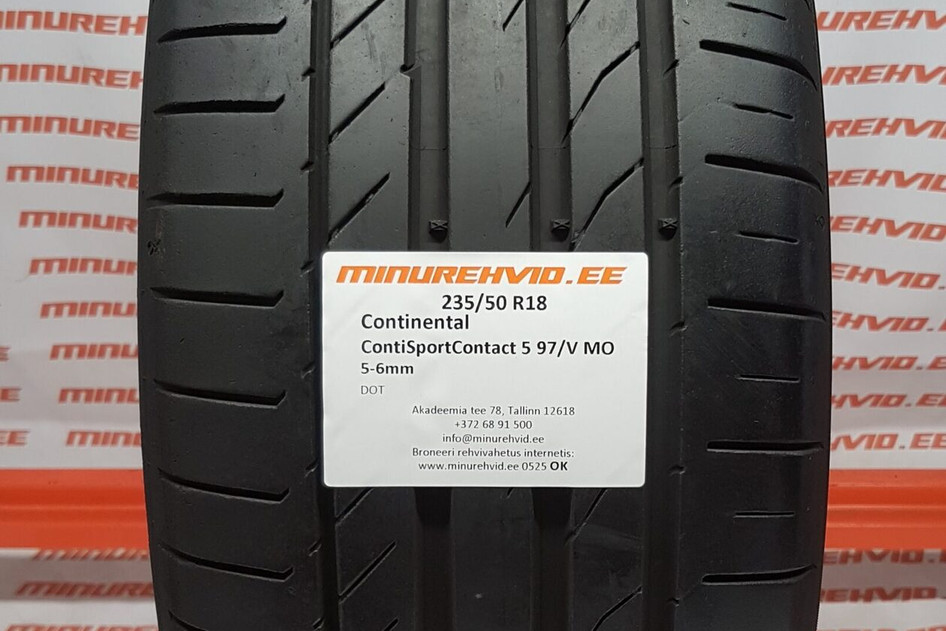 Used summer tire 235/50R18 Continental ContiSportContact 5 SUV 97/V MO