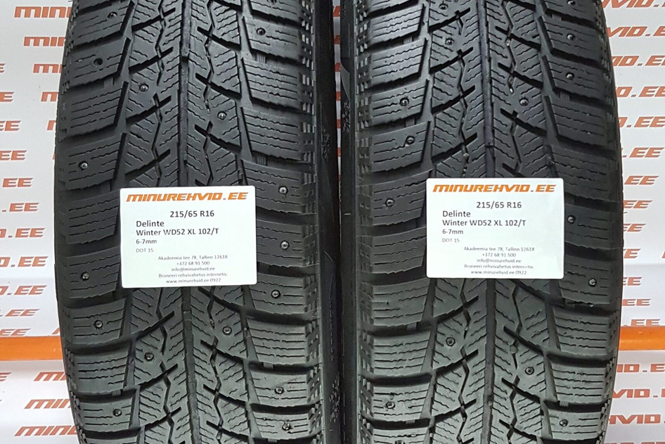 Used studded tire 215/65R16 Delinte Winter WD52 XL 102/T