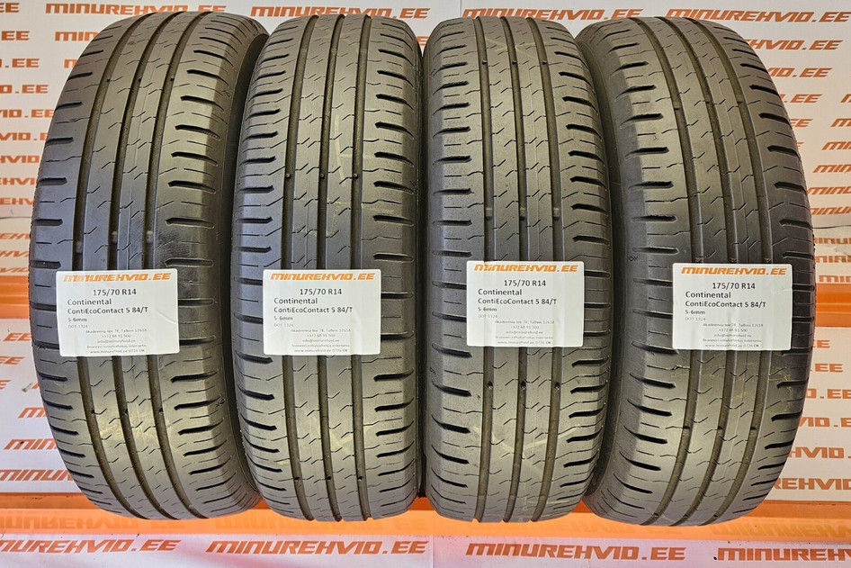 Used summer tire 175/70R14 Continental ContiEcoContact 5 84/T
