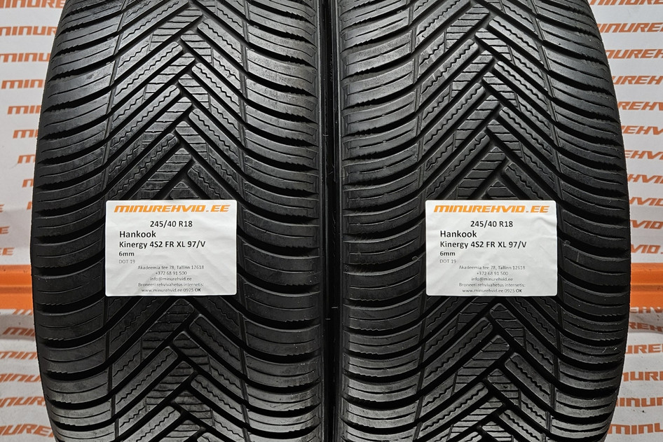 Used summer tire 245/40R18 Hankook Kinergy 4S2 FR XL 97/V