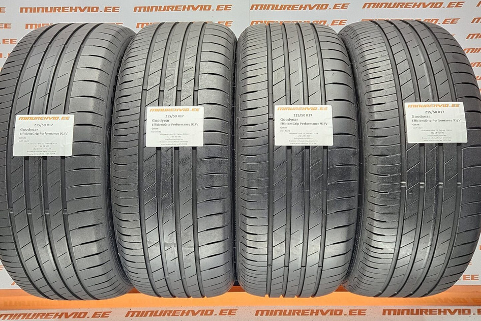 Подержанный летняя шина 215/50R17 GoodYear EfficientGrip Performance 91/V