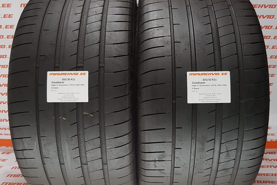 Used summer tire 305/30R21 GoodYear Eagle F1 Asymmetric 3 FR XL 104/Y NA0