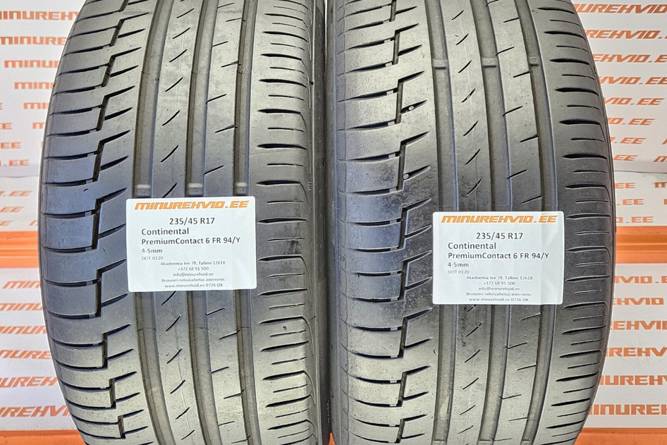Used summer tire 235/45R17 Continental PremiumContact 6 FR 94/Y