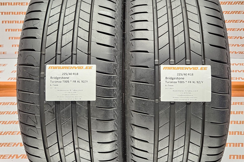 Kasutatud suverehv 225/40R18 Bridgestone Turanza T005 * FR XL 92/Y 0823