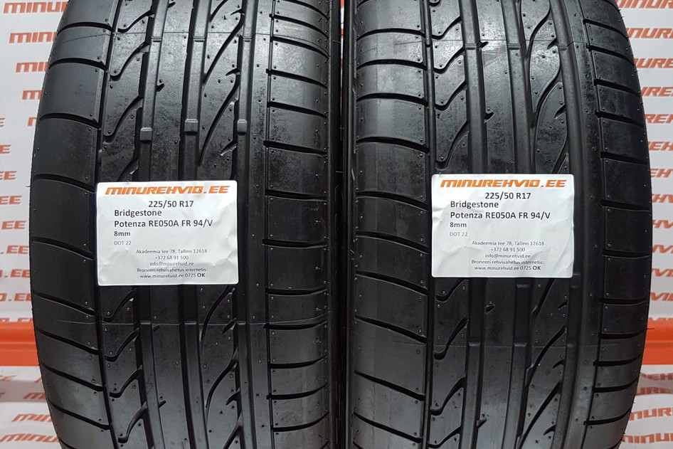Kasutatud suverehv 225/50R17 Bridgestone Potenza RE050A FR 94/V