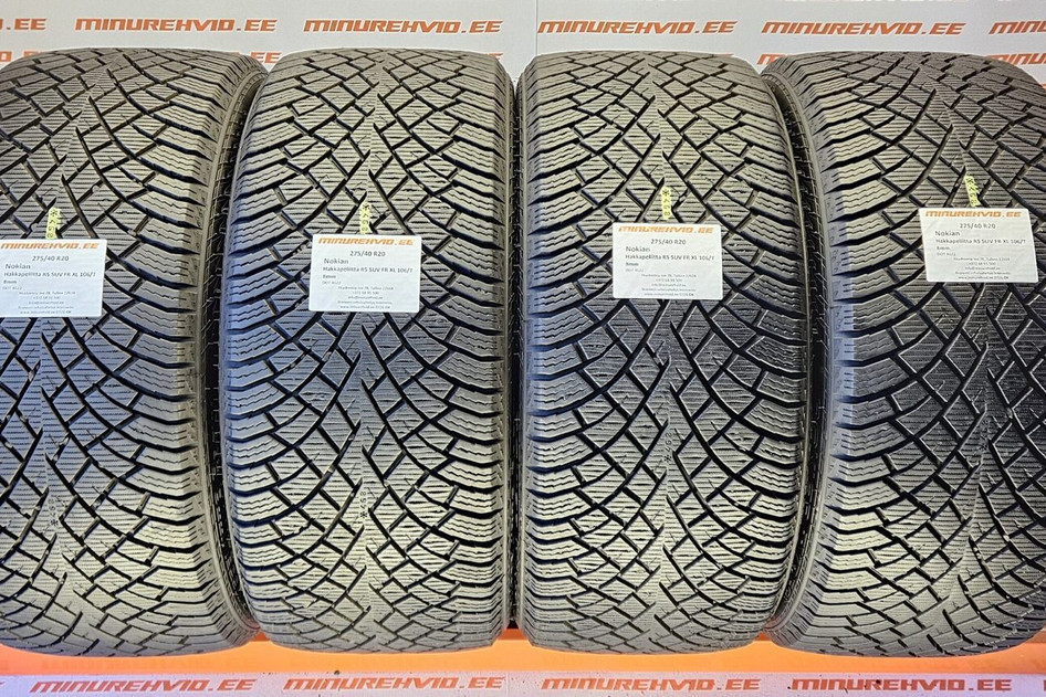 Подержанный нешипованная шина 275/40R20 Nokian Hakkapeliitta R5 SUV FR XL 106/T