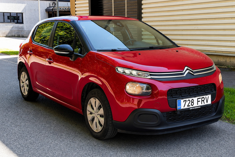 Citroën C3, 2017, 1.2, 60 kW, petrol, manual, front-wheel drive