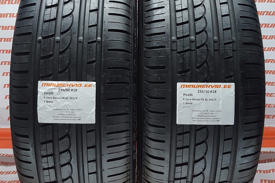 Kasutatud suverehv 235/50R18 Pirelli P Zero Rosso FR XL 101/Y