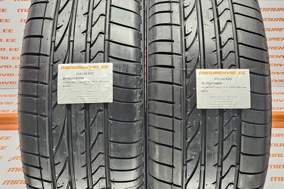 Подержанный летняя шина 255/50R20 Bridgestone Dueler H/P Sport FR XL 109/H like new