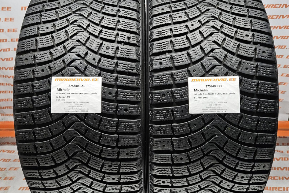 Kasutatud naastrehv 275/40R21 Michelin Latitude X-Ice North + LXIN2 FR XL 107/T