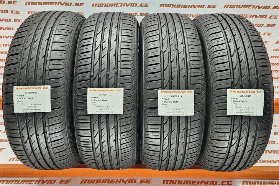 Used summer tire 185/60R15 Nexen N blue HD 84/H 0121
