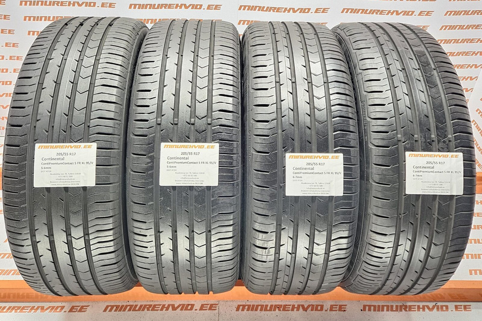Kasutatud suverehv 205/55R17 Continental ContiPremiumContact 5 FR XL 95/V 4724
