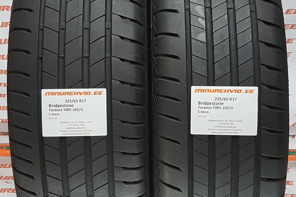 Kasutatud suverehv 225/65R17 Bridgestone Turanza T005 102/V