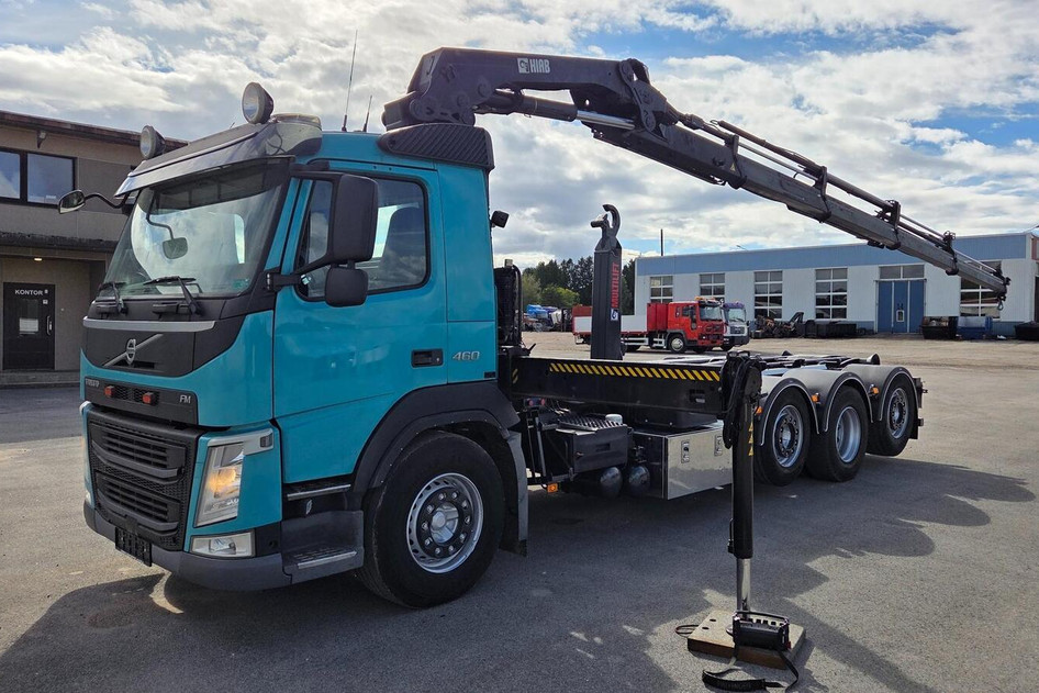 Volvo FM460 8X2*6 HIAB X-Hipro 192 E-4, 2015, 345 kW, diesel, automatic