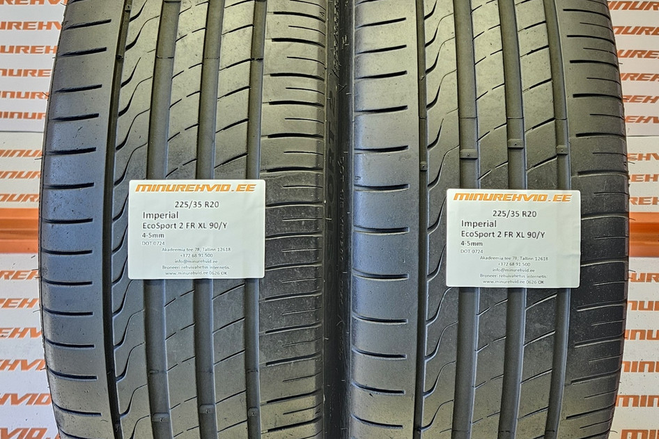 Подержанный летняя шина 225/35R20 Imperial EcoSport 2 FR XL 90/Y