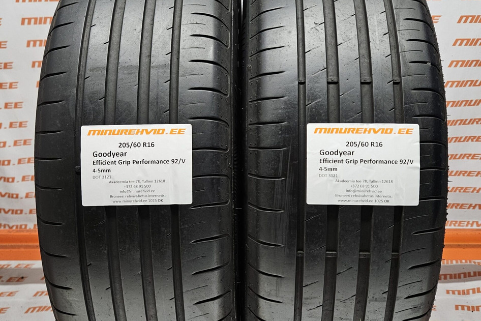 Used summer tire 205/60R16 GoodYear EfficientGrip Performance 92/V