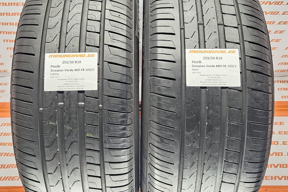 Used summer tire 255/50R19 Pirelli Scorpion Verde MO FR 103/V