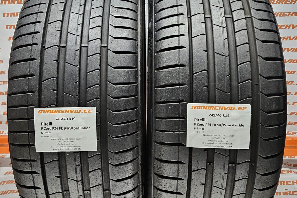 Kasutatud suverehv 245/40R19 Pirelli P Zero PZ4 FR 94/W Seal Inside